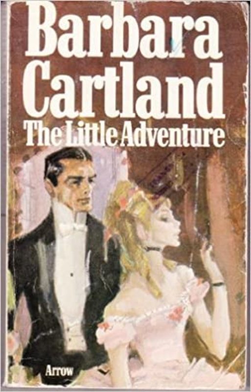 Book cover for "The Little Adventure" by Barbara Cartland