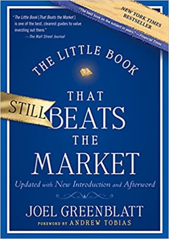 Book cover for "The Little Book That Still Beats the Market" by Joel Greenblatt