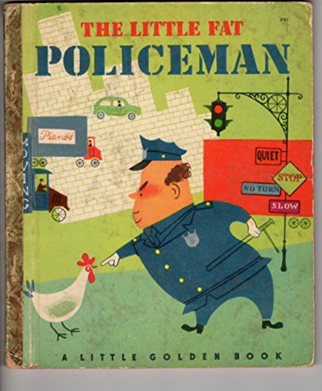 Book cover for "The Little Fat Policeman" by Margaret Wise Brown