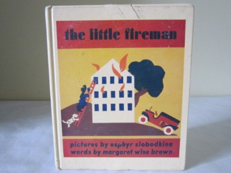 Book cover for "The Little Fireman" by Margaret Wise Brown