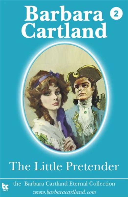 Book cover for "The Little Pretender" by Barbara Cartland