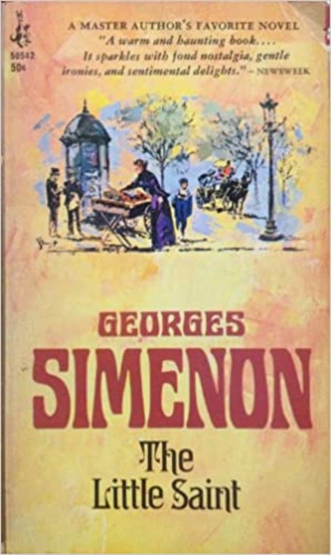 Book cover for "The Little Saint" by Georges Simenon