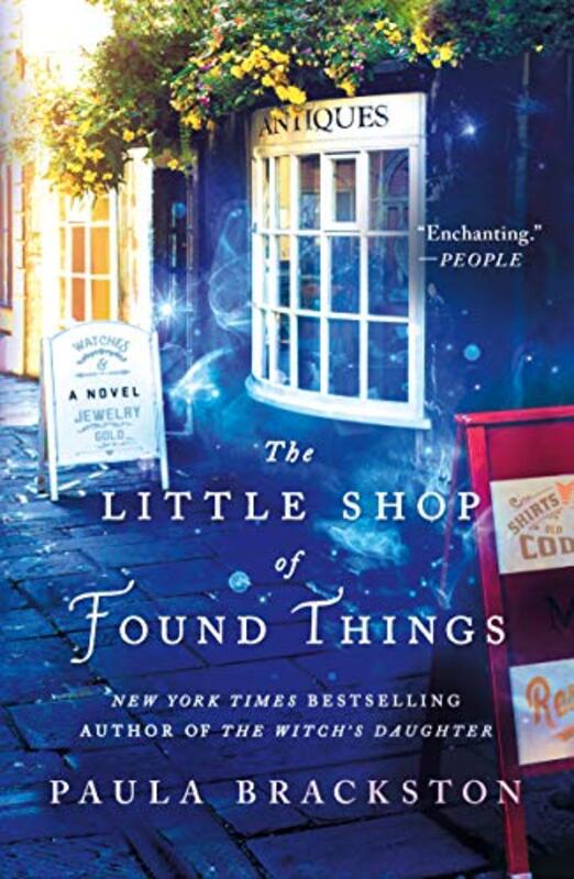 Book cover for "The Little Shop of Found Things" by Paula PJ Brackston