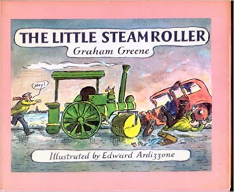 Book cover for "The Little Steamroller" by Graham Greene