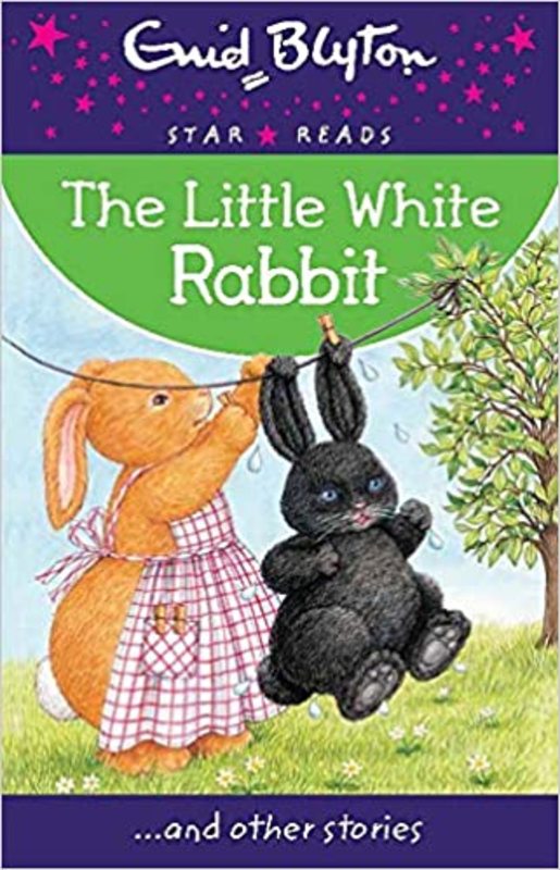 Book cover for "The Little White Rabbit" by Enid Blyton