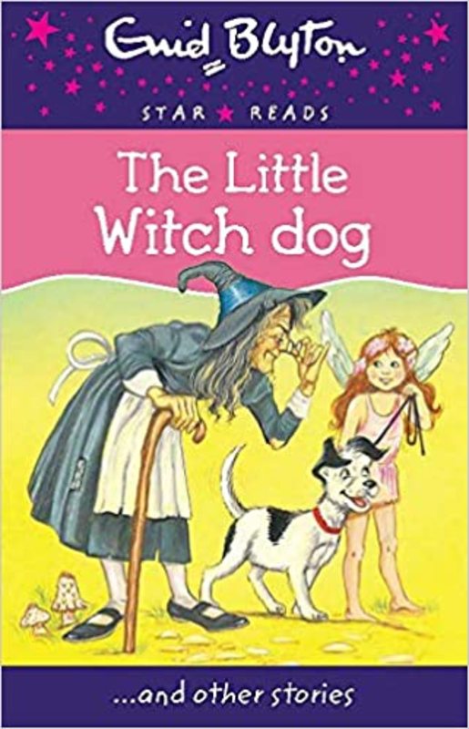 Book cover for "The Little Witch Dog" by Enid Blyton