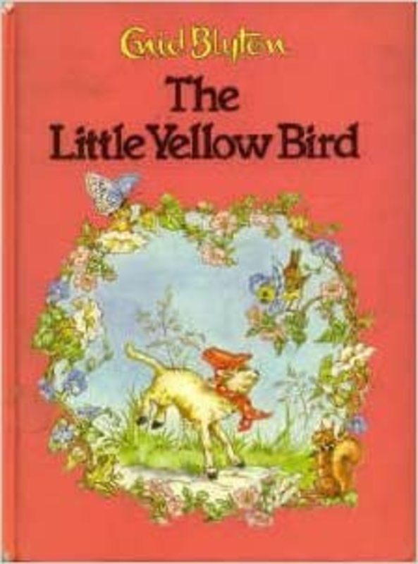 Book cover for "The Little Yellow Bird and the Lambikin" by Enid Blyton