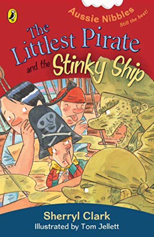 Book cover for "The Littlest Pirate and the Stinky Ship" by Sherryl Clark