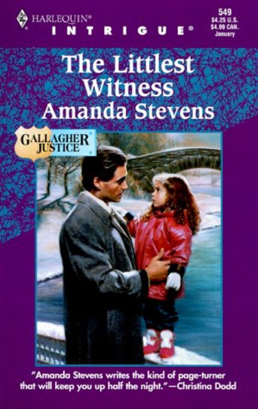 Book cover for "The Littlest Witness" by Amanda Stevens