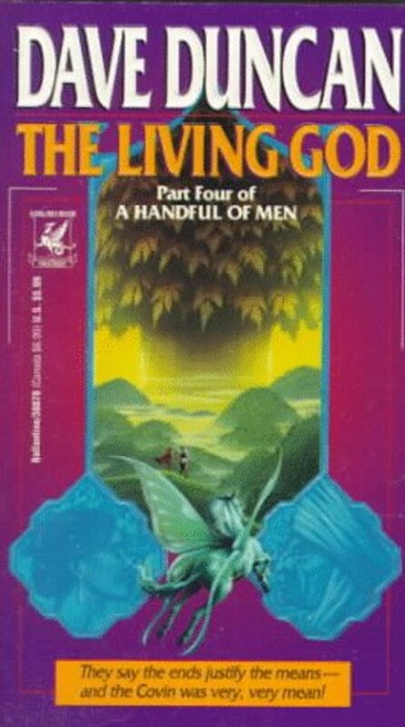 Book cover for "The Living God" by Dave Duncan