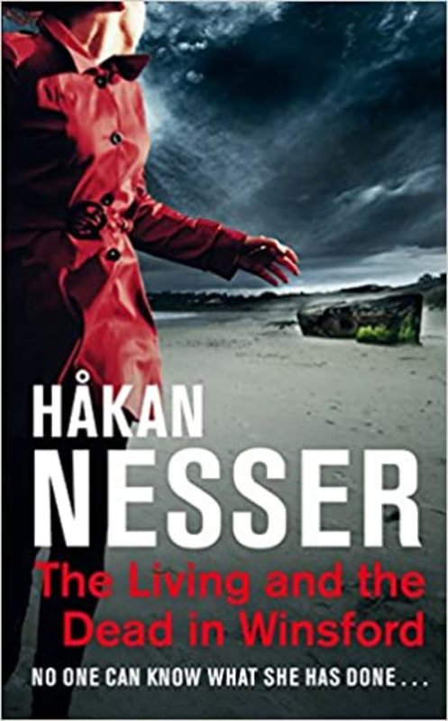 Book cover for "The Living and the Dead in Winsford" by Håkan Nesser