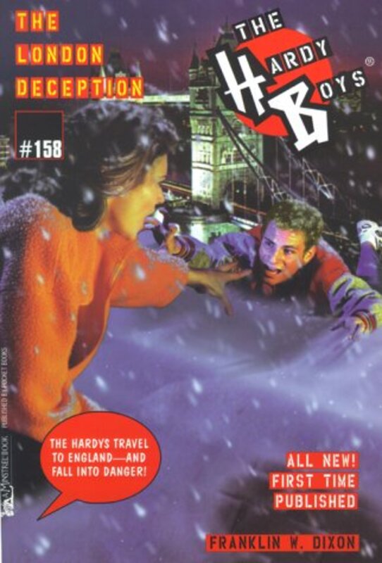 Book cover for "The London Deception" by Franklin W Dixon