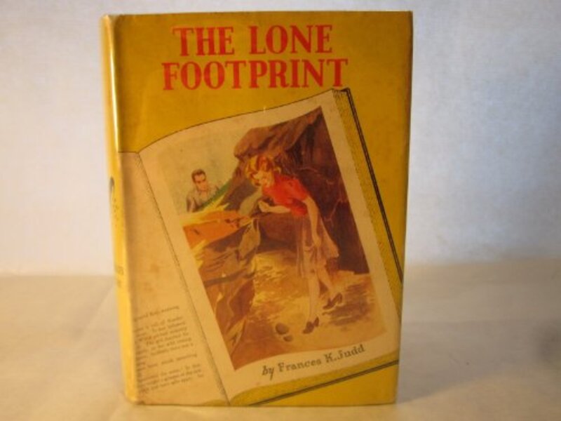 Book cover for "The Lone Footprint" by Mildred A Wirt