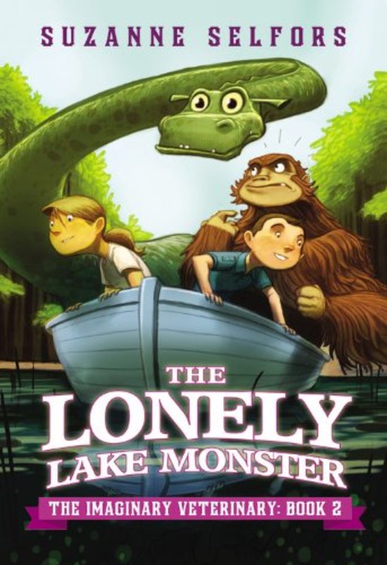 Book cover for "The Lonely Lake Monster" by Suzanne Selfors