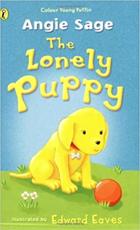 Book cover for "The Lonely Puppy" by Angie Sage