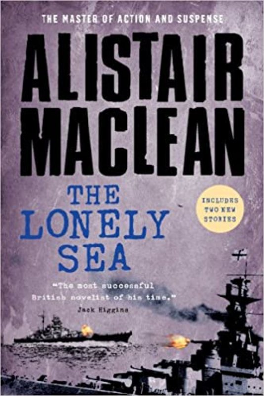 Book cover for "The Lonely Sea" by Alistair MacLean