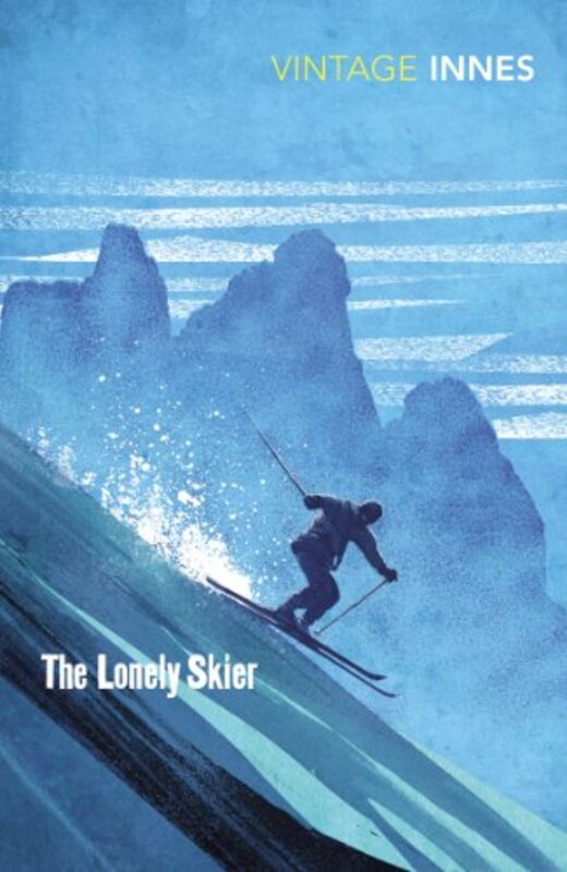 Book cover for "The Lonely Skier / Fire in the Snow" by Hammond Innes