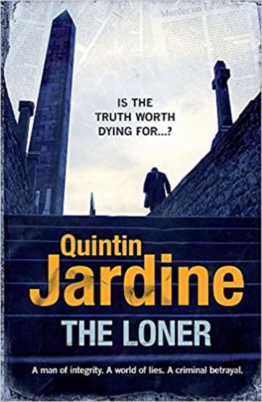 Book cover for "The Loner" by Quintin Jardine