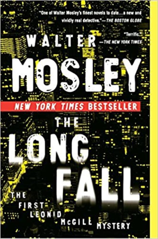 Book cover for "The Long Fall" by Walter Mosley