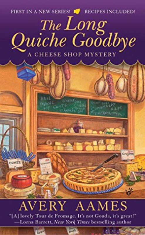Book cover for "The Long Quiche Goodbye" by Daryl Wood Gerber