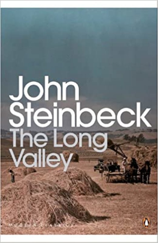 Book cover for "The Long Valley" by John Steinbeck