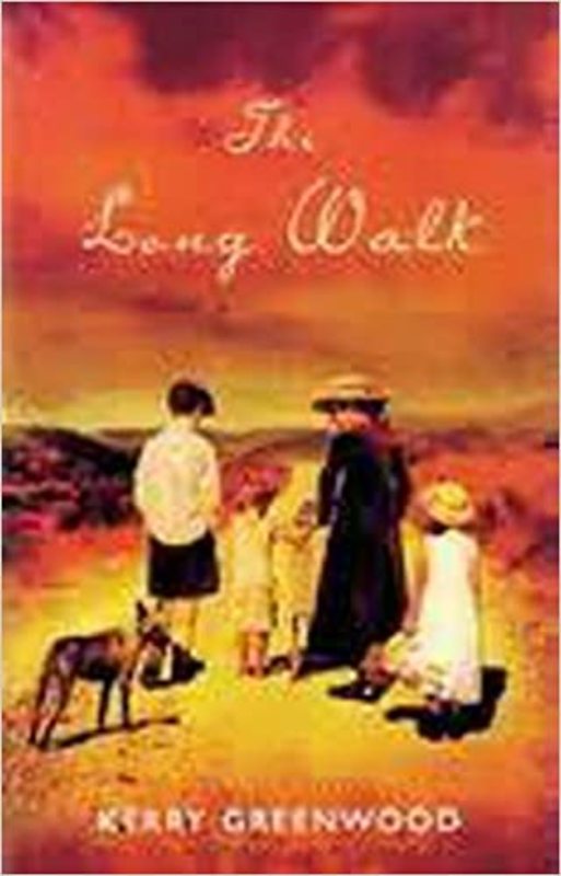 Book cover for "The Long Walk" by Kerry Greenwood