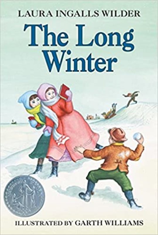 Book cover for "The Long Winter" by Laura Ingalls Wilder