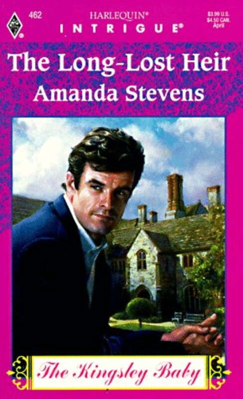 Book cover for "The Long-Lost Heir" by Amanda Stevens