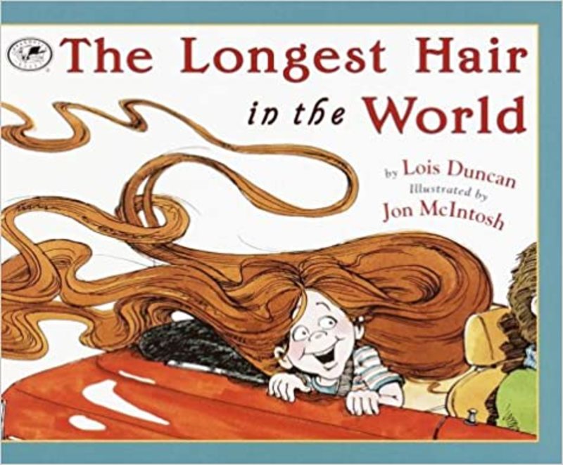 Book cover for "The Longest Hair in the World" by Lois Duncan
