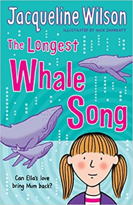 Book cover for "The Longest Whale Song" by Jacqueline Wilson