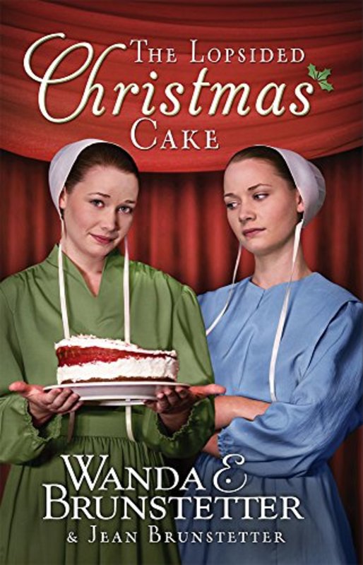 Book cover for "The Lopsided Christmas Cake" by Wanda E Brunstetter