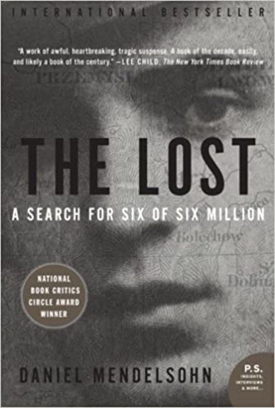 Book cover for "The Lost" by Daniel Mendelsohn