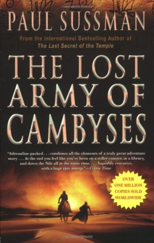Book cover for "The Lost Army of Cambyses" by Paul Sussman