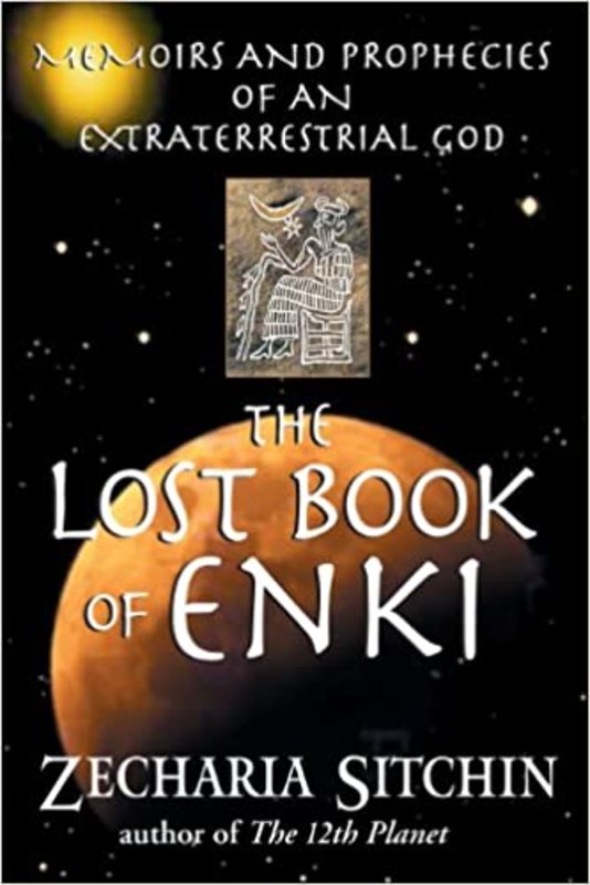 Book cover for "The Lost Book of Enki" by Zecharia Sitchin