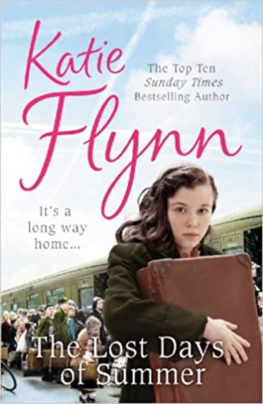 Book cover for "The Lost Days of Summer" by Katie Flynn