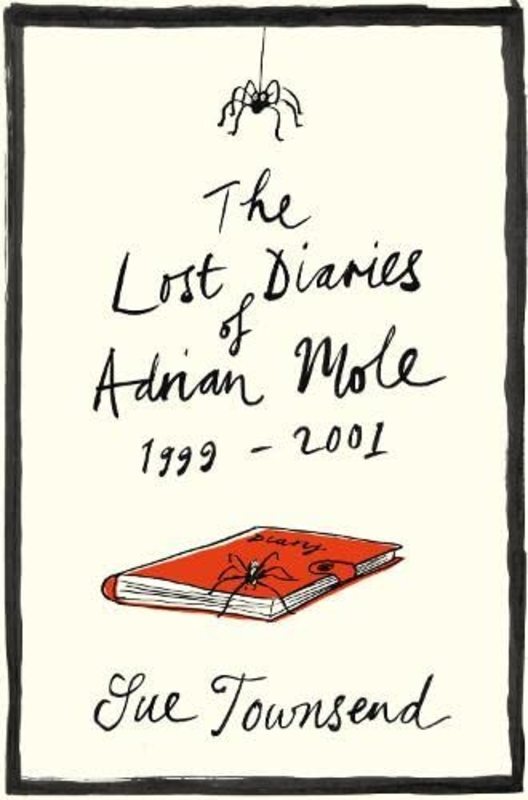 Book cover for "The Lost Diaries of Adrian Mole, 1999-2001" by Sue Townsend