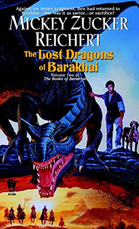 Book cover for "The Lost Dragons of Barakhai" by Mickey Zucker Reichert