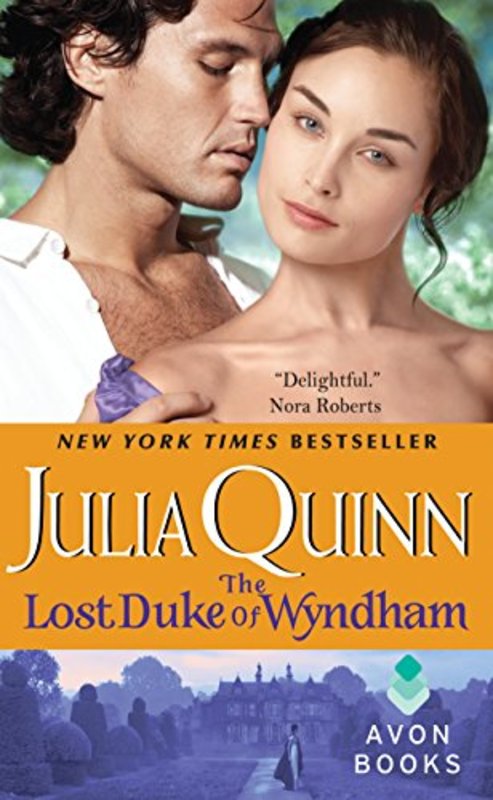 Book cover for "The Lost Duke of Wyndham" by Julia Quinn