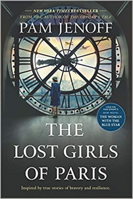 Book cover for "The Lost Girls of Paris" by Pam Jenoff