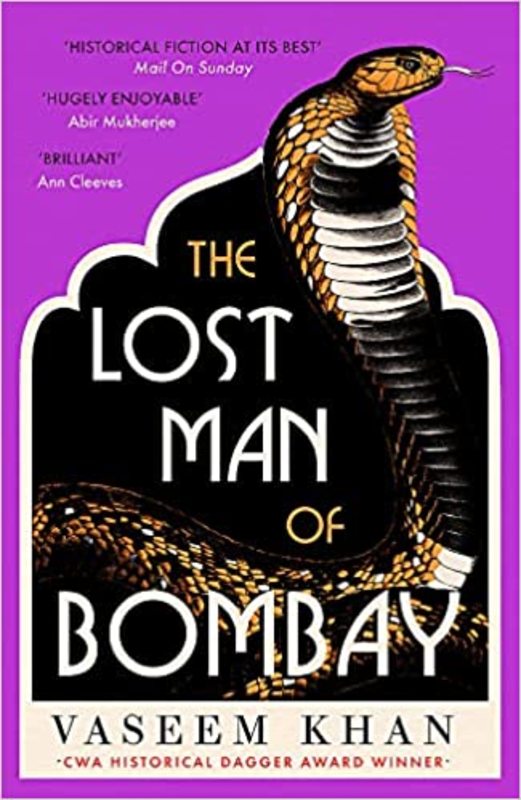 Book cover for "The Lost Man of Bombay" by Vaseem Khan