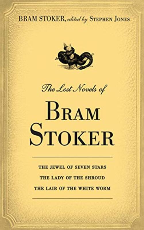 Book cover for "The Lost Novels of Bram Stoker" by Bram Stoker
