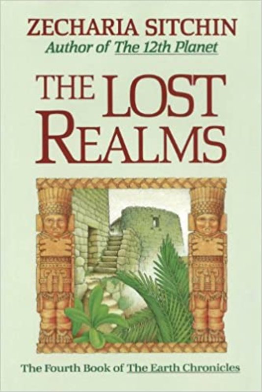 Book cover for "The Lost Realms" by Zecharia Sitchin