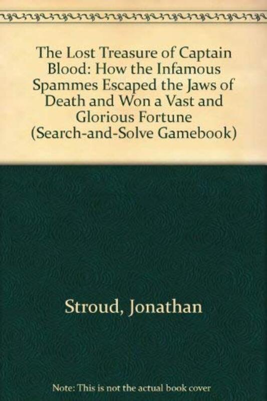 Book cover for "The Lost Treasure of Captain Blood" by Jonathan Stroud