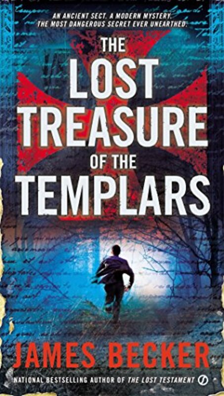 Book cover for "The Lost Treasure of the Templars" by James Becker