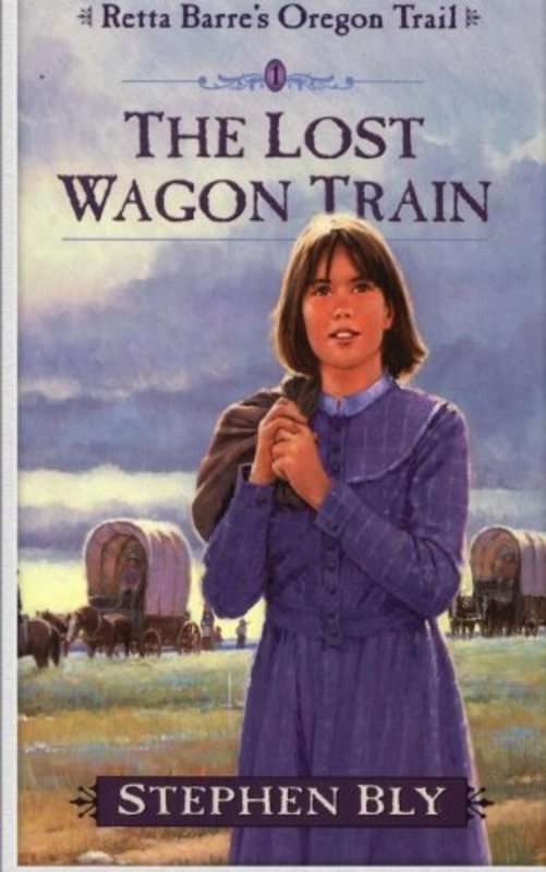 Book cover for "The Lost Wagon Train" by Stephen Bly