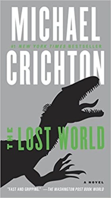 Jurassic Park book cover