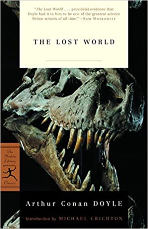 Book cover for "The Lost World" by Arthur Conan Doyle