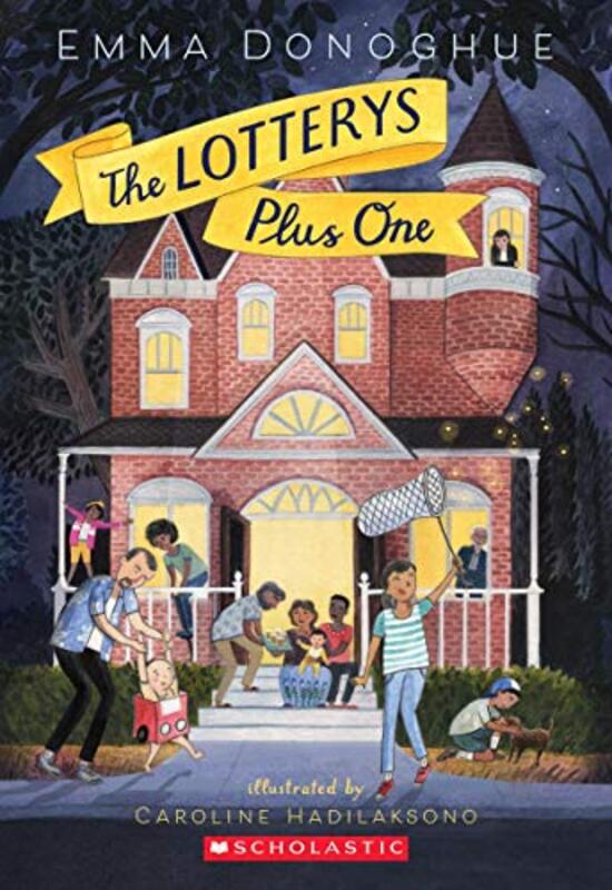 Book cover for "The Lotterys Plus One" by Emma Donoghue