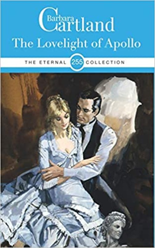 Book cover for "The Lovelight of Apollo" by Barbara Cartland