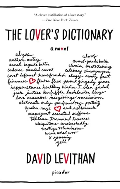 Book cover for "The Lover's Dictionary" by David Levithan